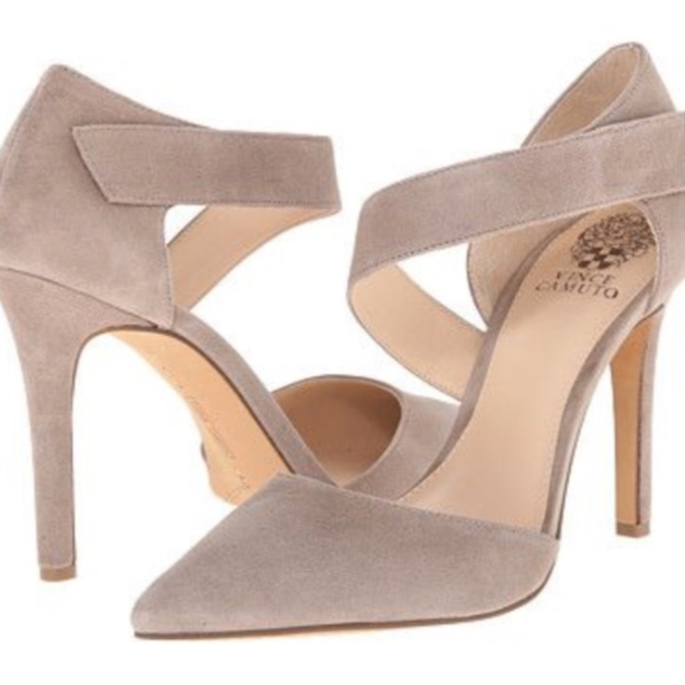Vince Camuto Carlotte Asymmetrical suede pump